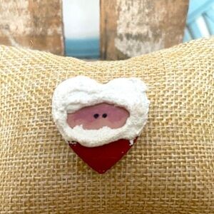 Santa Claus Handcrafted Lapel Pin NEW!